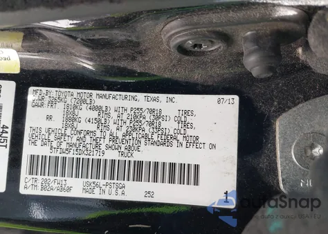 5TFDW5F15DX321719